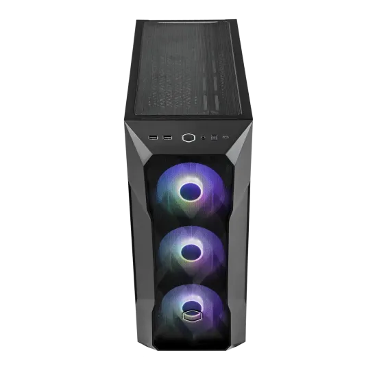 Cooler Master Masterbox Td500 V2 Usb3.2 4x12cm Argb Fan Pencereli Atx Siyah Kasa Cooler Master Masterbox Td500 V2 Usb3.2 4x12cm Argb Fan Pencereli Atx Siyah Kasa
