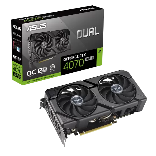 Asus RTX4070 Super 12GB GDDR6X 192BIT 3xDP/HDMI (Dual-RTX4070S-O12G-Evo) Ekran Kartı Asus RTX4070 Super 12GB GDDR6X 192BIT 3xDP/HDMI (Dual-RTX4070S-O12G-Evo) Ekran Kartı