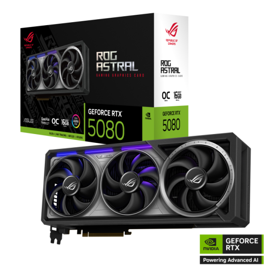 Asus ROG Astral GeForce RTX™ 5080 16GB GDDR7 OC Edition Ekran Kartı
