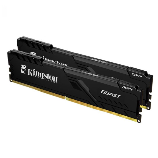 Kingston Beast 32GB DDR4 3200MHz CL16 Masaüstü Performans Ram Kit (2x16GB) (KF432C16BBK2/32TR)