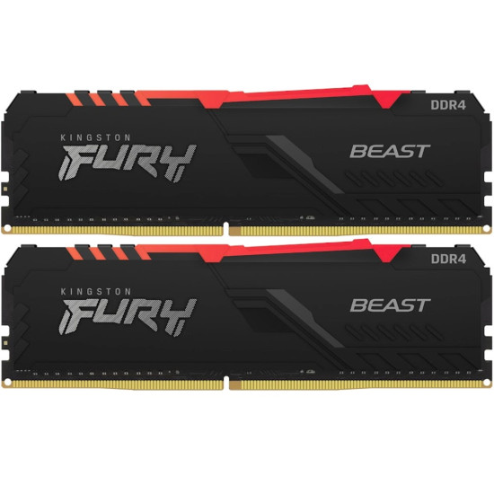 Kingston Fury Beast 16 GB (2x8GB) DDR4 3200 MHz (KF432C16BBAK2/16)