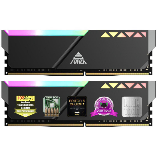Neoforza Trinty 32 GB (2x16GB) DDR5 6000MHz RGB CL40 (NMGD516F82-6000LI20)