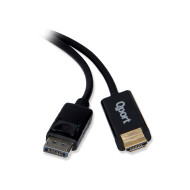 Qport (Q-Dph) Display Port To HDMI Çevirici 1.8m Bilgisayar-Monitör Bağlantı Kablosu