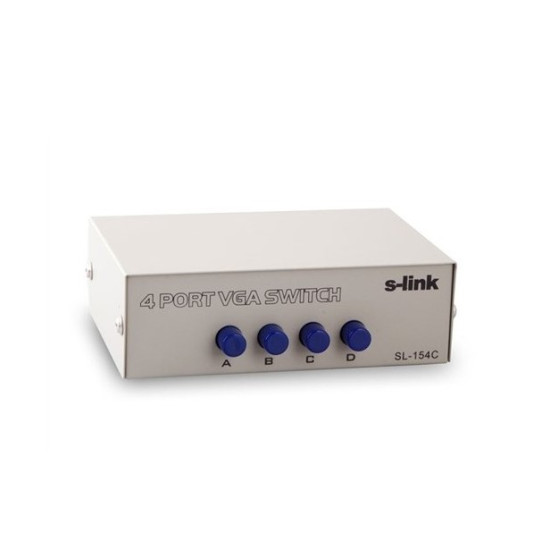 S-link SL-154C 4pc-1mn Manuel 4 Vga Switch
