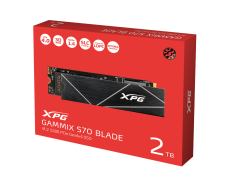 XPG Gammix S70 Blade 2 TB NVME GEN4 SSD 7400/6800 (AGAMMIXS70B-2T-CS)