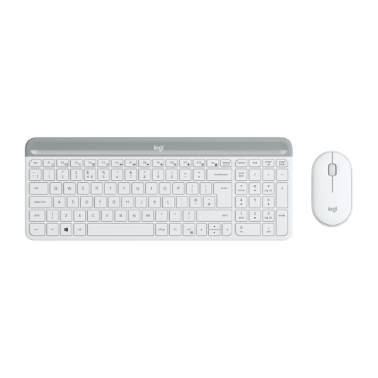 Logitech MK470 Kablosuz Q Klavye Mouse Set Beyaz (920-009436)