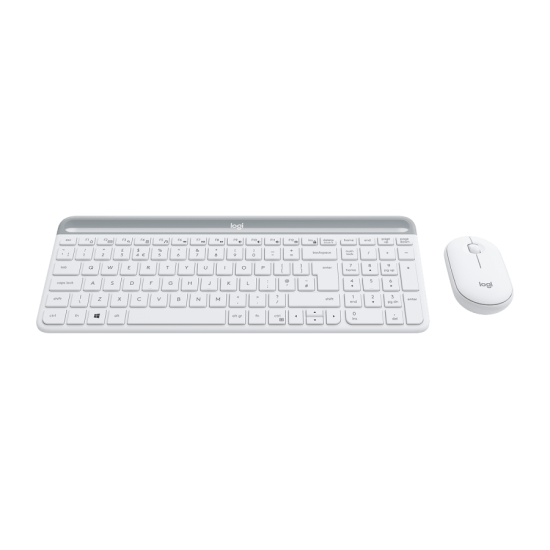 Logitech MK470 Kablosuz Q Klavye Mouse Set Beyaz (920-009436)