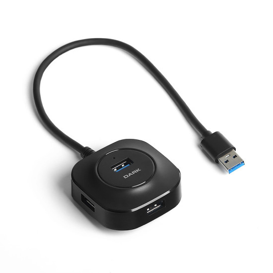 Dark DK-AC-USB345 USB3.0 TO 4 Port USB3.0 1xMicro USB Siyah HUB Çoklayıcı Dark DK-AC-USB345 USB3.0 TO 4 Port USB3.0 1xMicro USB Siyah HUB Çoklayıcı