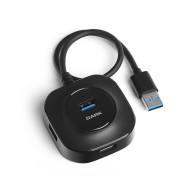 Dark DK-AC-USB345 USB3.0 TO 4 Port USB3.0 1xMicro USB Siyah HUB Çoklayıcı